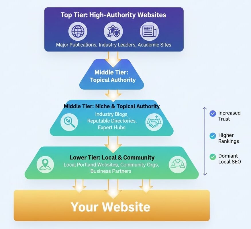 visual explaining authority link acquisition