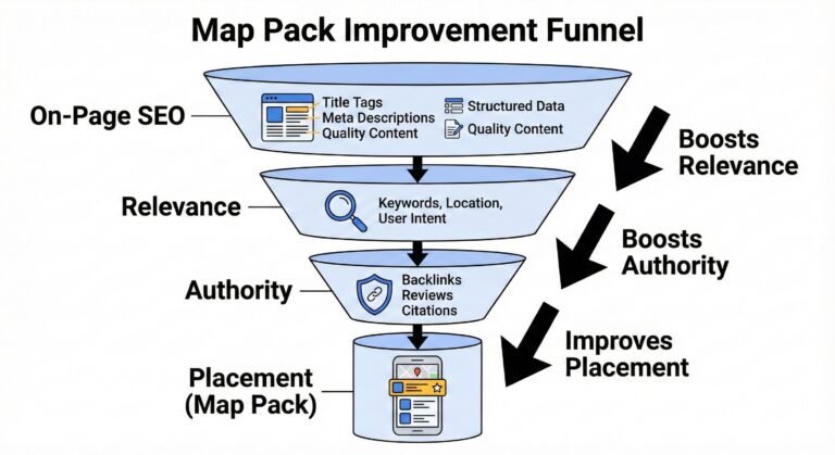 a funnel explaining improvements that can be made